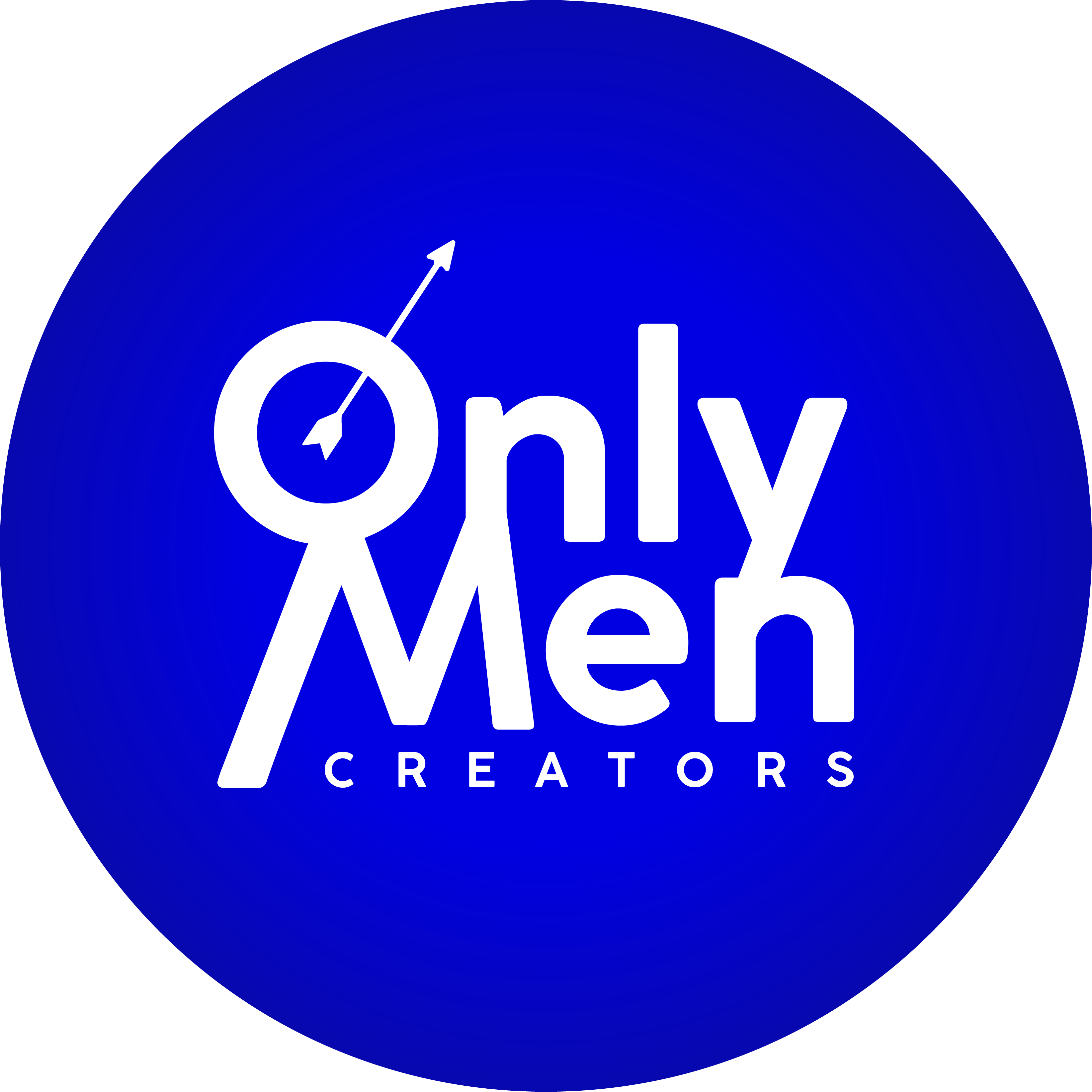 OnlyMen Social Icon Blue